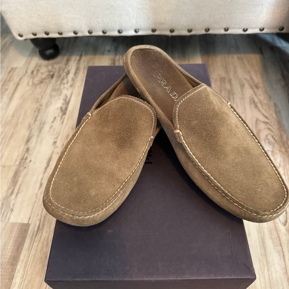 Prada Calzature Uomo Loafer Slip On Slides 7 - Picture 1 of 5